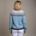 Leah - Retro Icelandic Cardigan — view 3