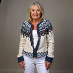 Leilani - retro Icelandic cardigan — view 1