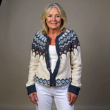 Leilani - retro Icelandic cardigan — view 1