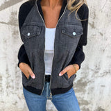 Leslie - Denim Hooded Jacket — view 4