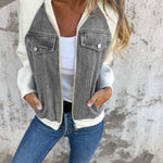 Leslie - Denim Hooded Jacket — view 7