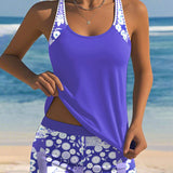 Leslie - swimsuit with top pattern boxer set — view 1