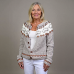 Liliana - retro Icelandic cardigan — view 1