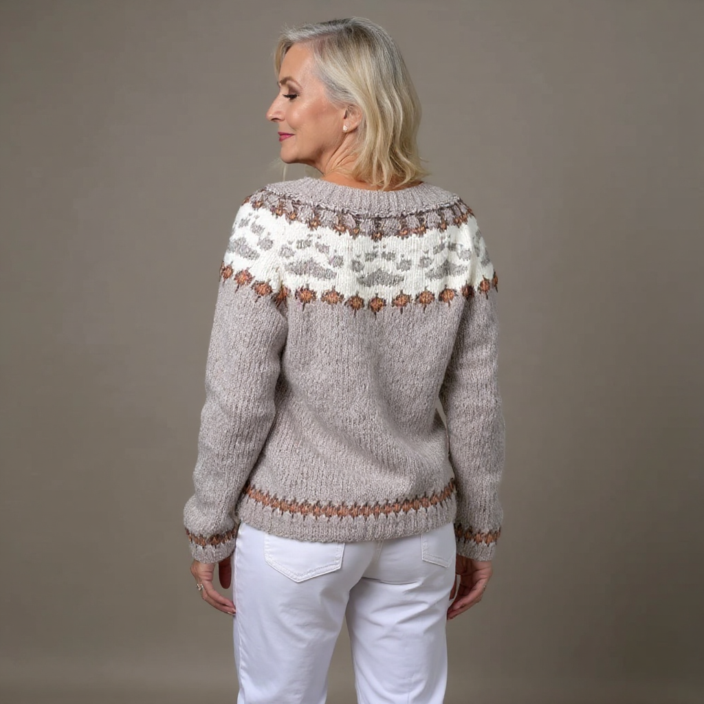 Liliana - retro Icelandic cardigan — view 3
