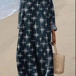 Lillian - bohemian dress with star print — view 2
