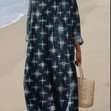 Lillian - bohemian dress with star print — view 2