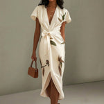 Lillian - midi dress with bow — view 2