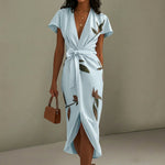 Lillian - midi dress with bow — view 3