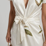 Lillian - midi dress with bow — view 7