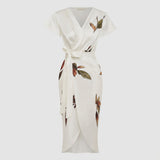 Lillian - midi dress with bow — view 8