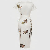 Lillian - midi dress with bow — view 9