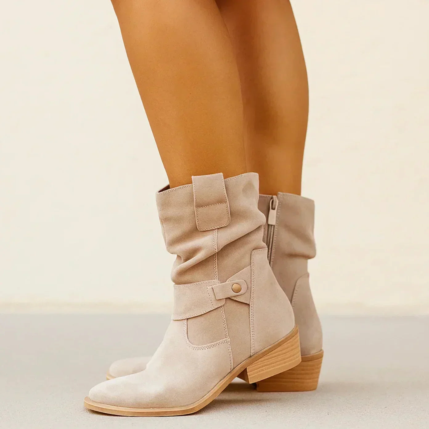 Lillian - suede boots — view 2