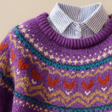 Lucy - classic retro knit sweater — view 2