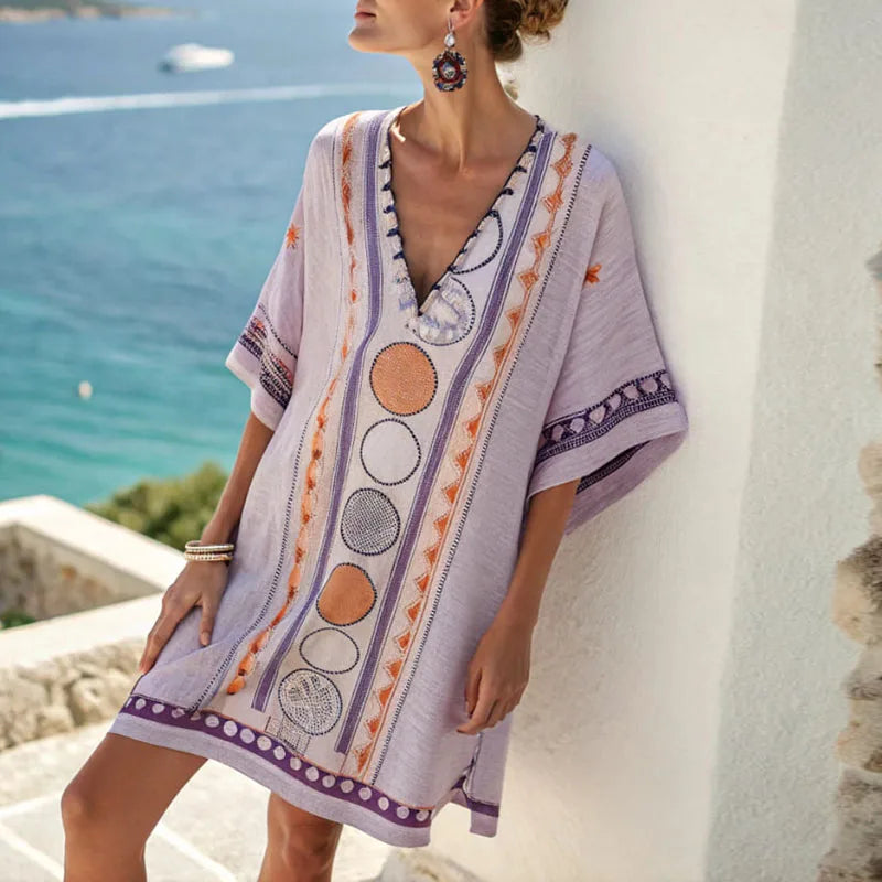 Luna - elegant and comfortable beach dress for easy beach style — view 1