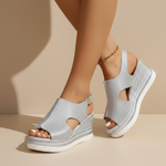 Luna - loose wedge sandals — view 1