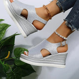 Luna - loose wedge sandals — view 4