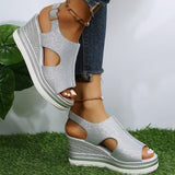 Luna - loose wedge sandals — view 5