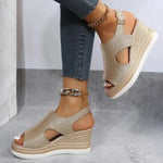Luna - loose wedge sandals — view 6