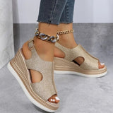 Luna - loose wedge sandals — view 7