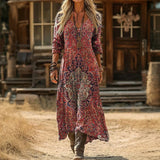 Lydia - casual long sleeve dress with retro inspiration — view 1