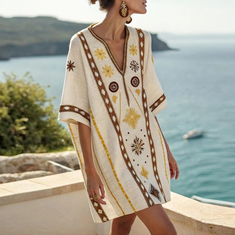 Lyla - elegant and comfortable beach dress for summer days — view 1