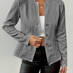 Lyla - Shaped cut button down jacket — view 3