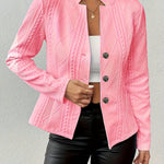 Lyla - Shaped cut button down jacket — view 6