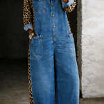 Mackenzie - One Piece Denim Shirt Overalls — view 5