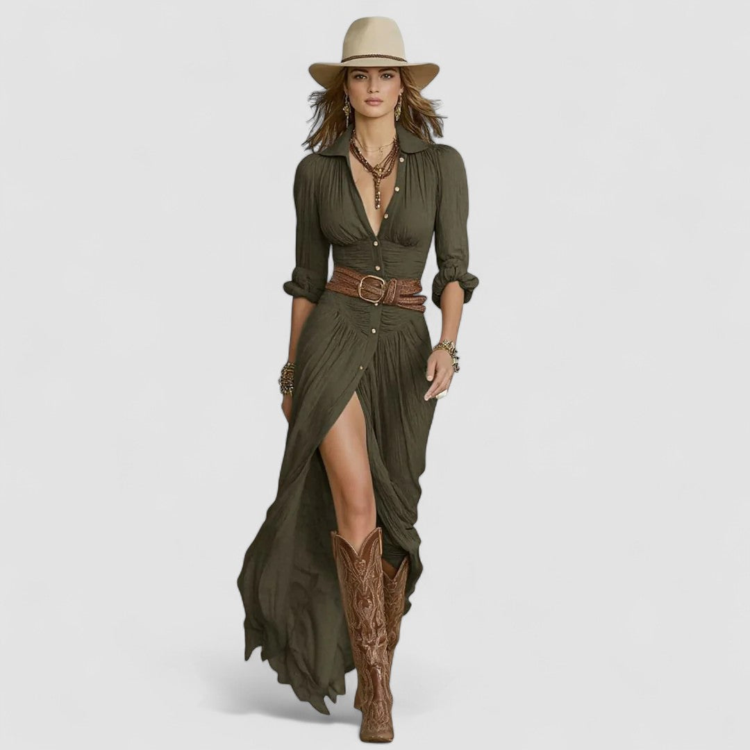 Mackenzie - elegant maxi dress — view 1