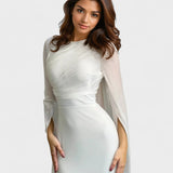 Macy - Long satin dress — view 1