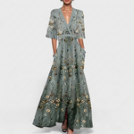 Madelyn - elegant floral maxi dress — view 1
