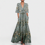 Madelyn - elegant floral maxi dress — view 1
