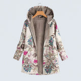 Madelyn - Floral Wool Coat — view 2