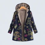 Madelyn - Floral Wool Coat — view 3