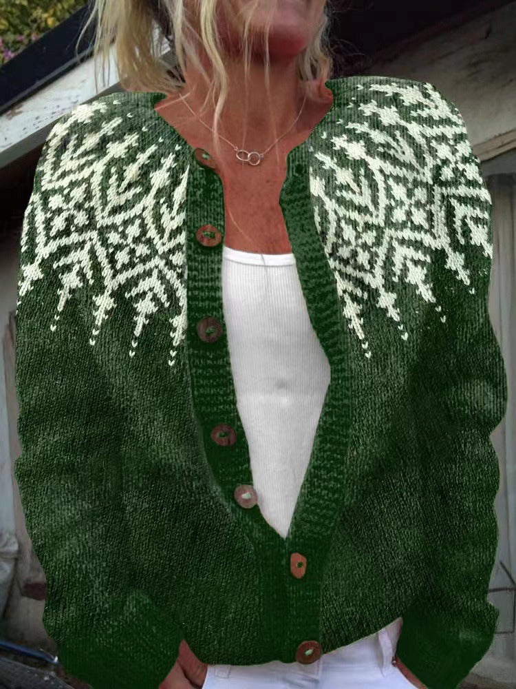 Magnolia - retro Icelandic cardigan — view 2