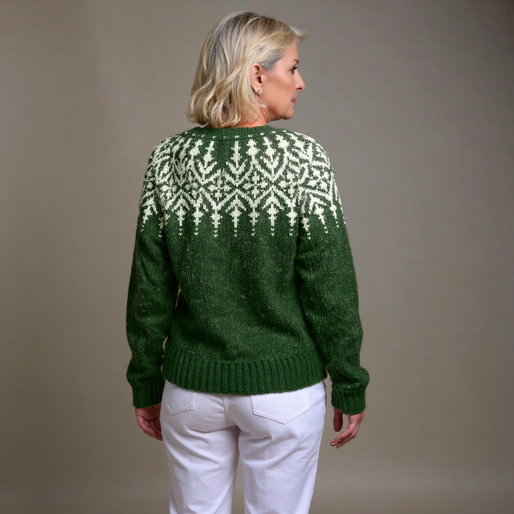Magnolia - retro Icelandic cardigan — view 3
