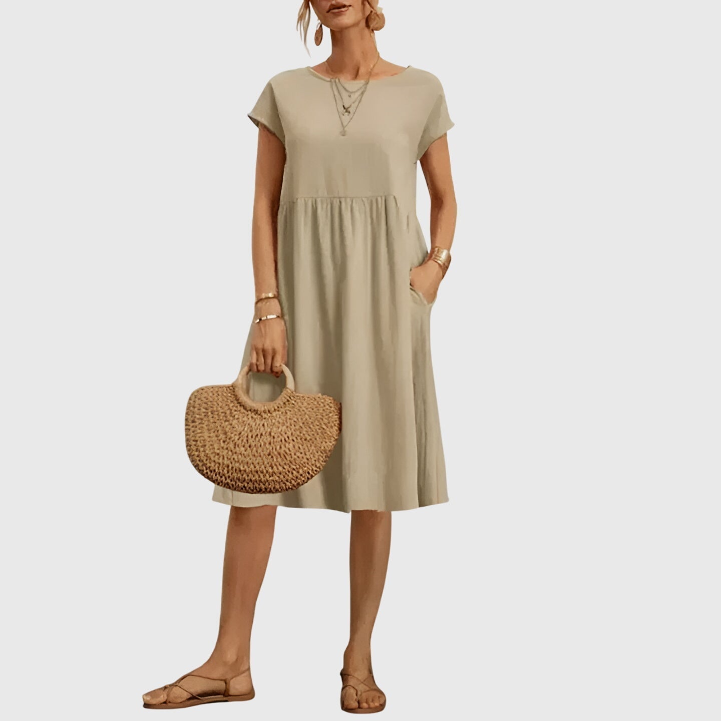 Margaret - elegant spring dress — view 4