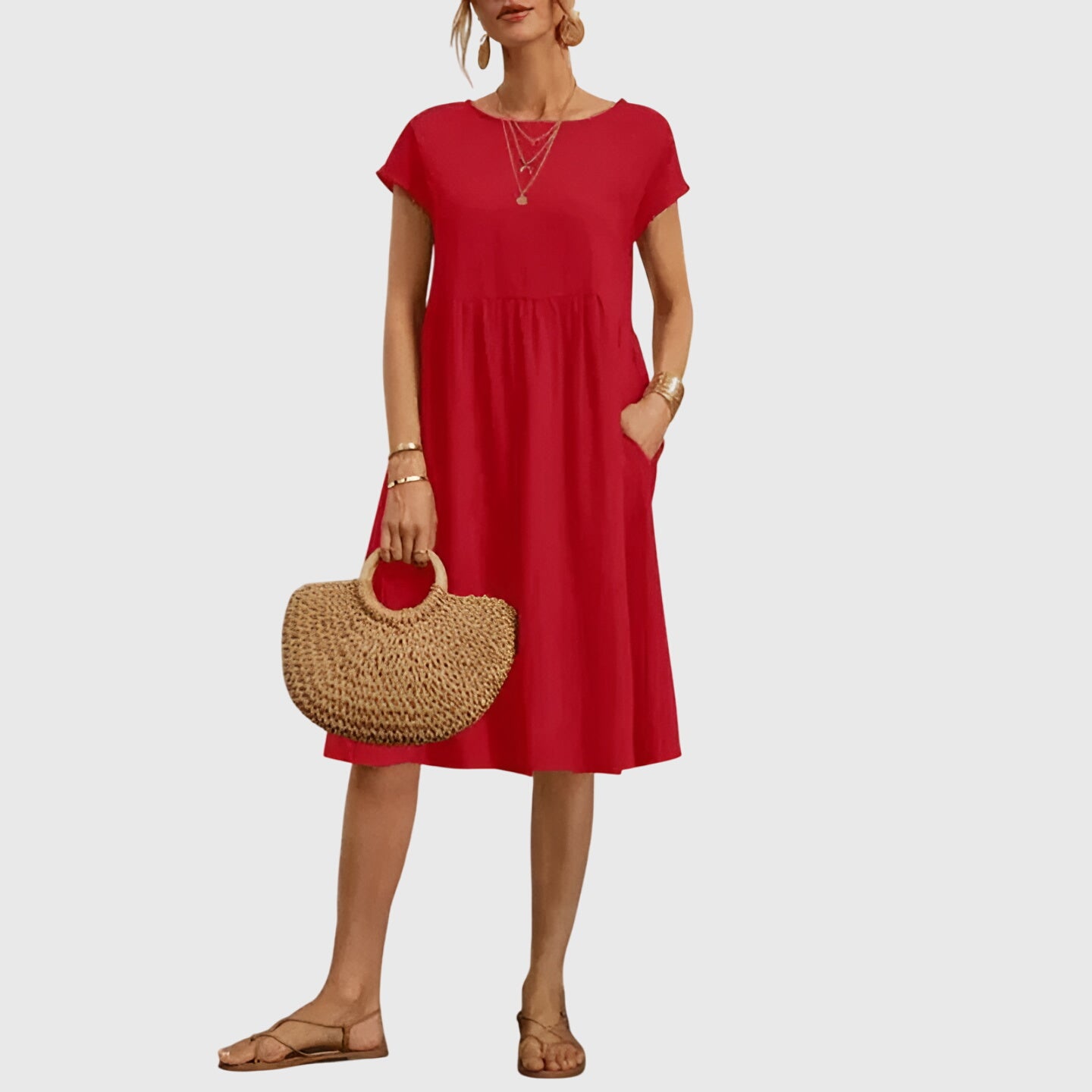 Margaret - elegant spring dress — view 6