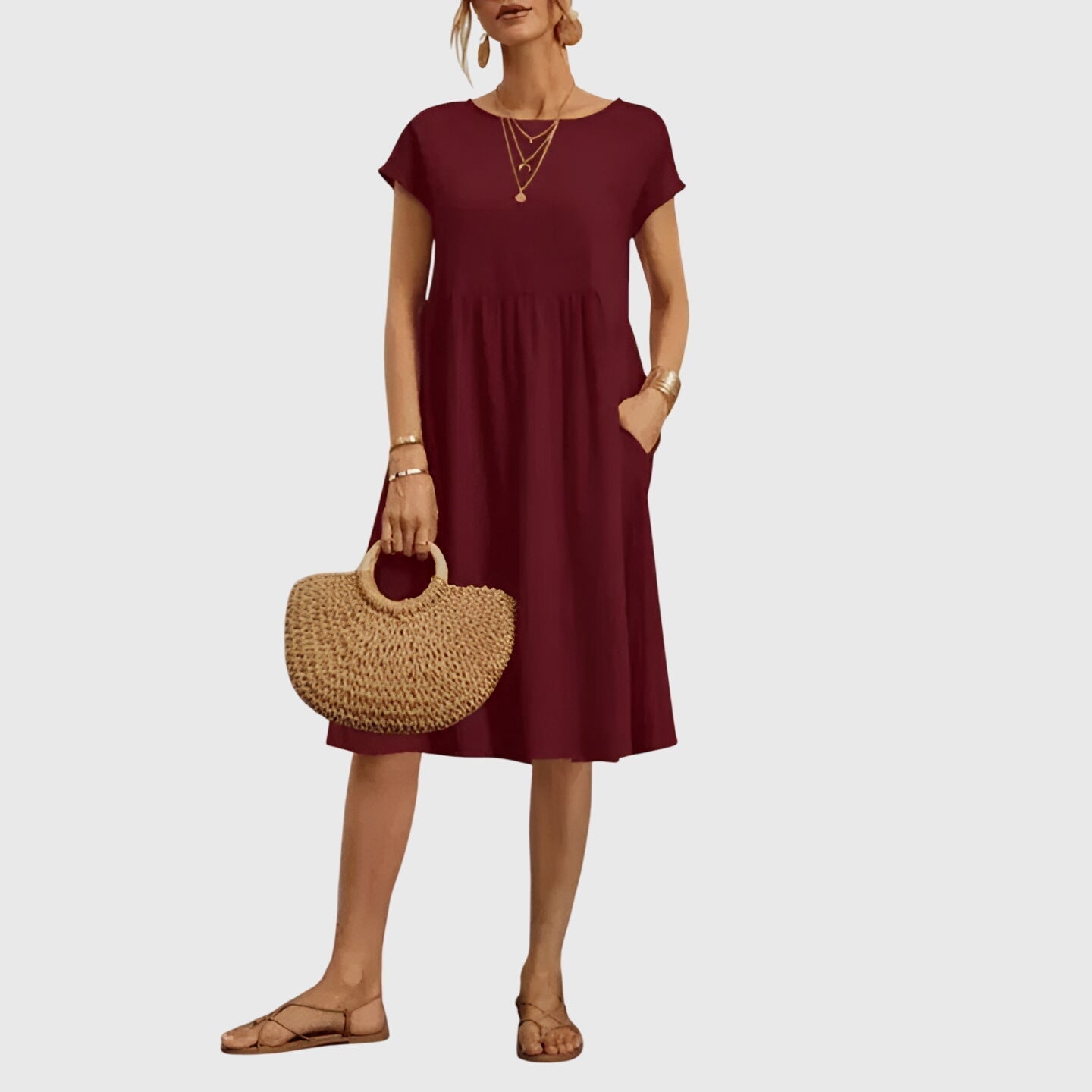 Margaret - elegant spring dress — view 7