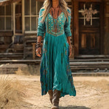 Margaret - casual long sleeve dress with retro inspiration — view 1