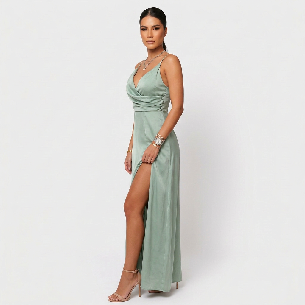 Maria - elegant maxi dress — view 2