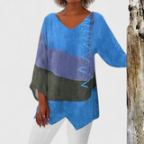 Maria - sophisticated V-neck tunic — view 3