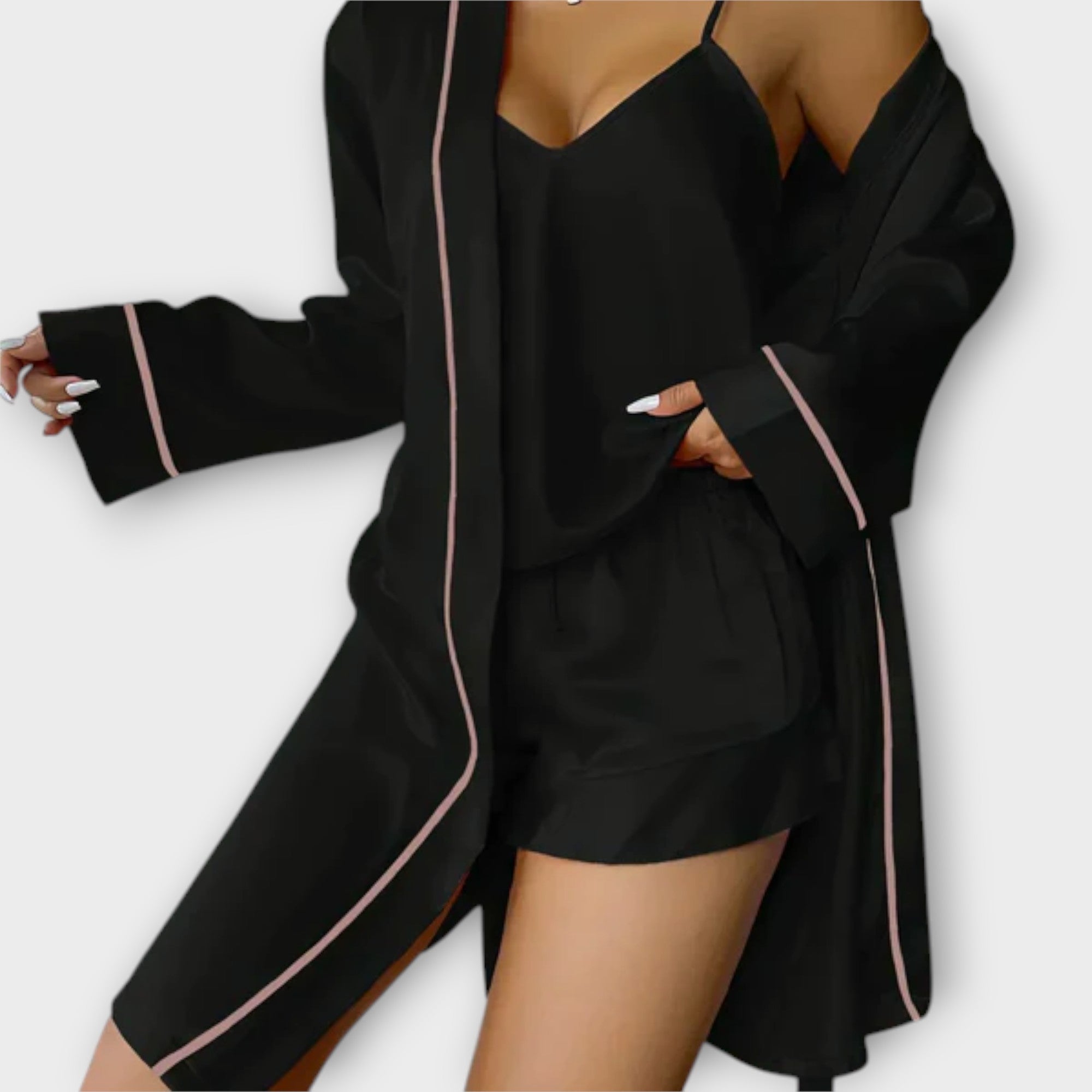 Marissa - 3 Piece Pajama Set — view 2