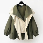 Marissa - elegant windbreaker coat — view 3
