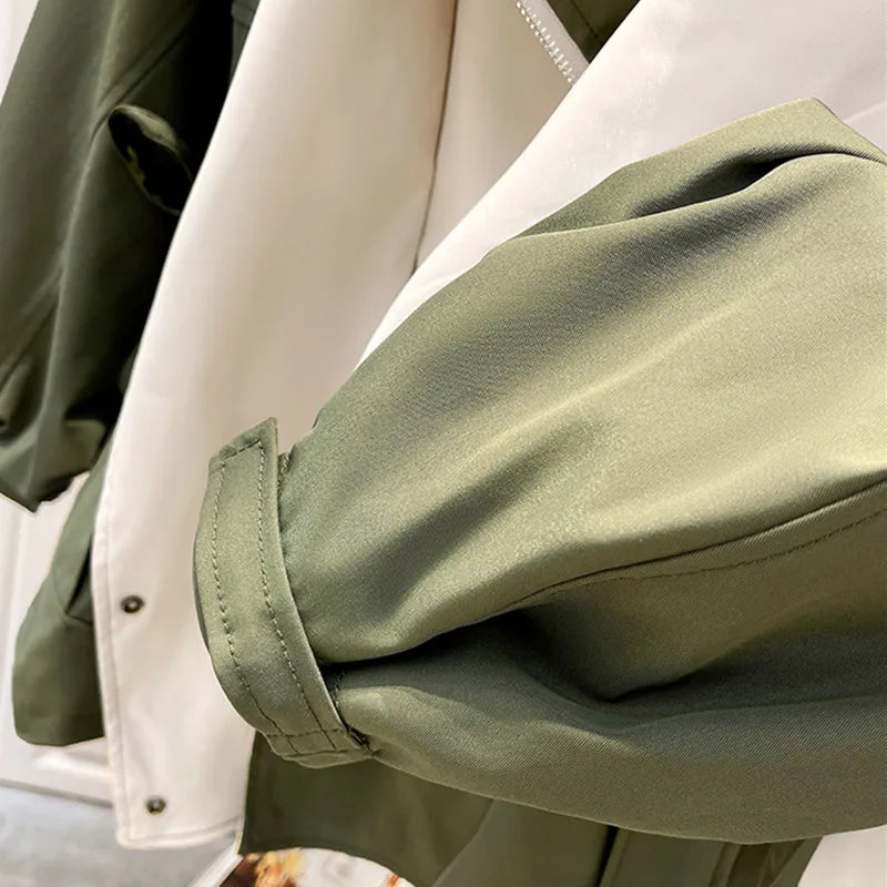 Marissa - elegant windbreaker coat — view 11