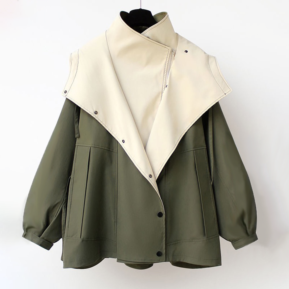 Marissa - elegant windbreaker coat — view 15