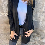Marley - long suede look coat — view 3