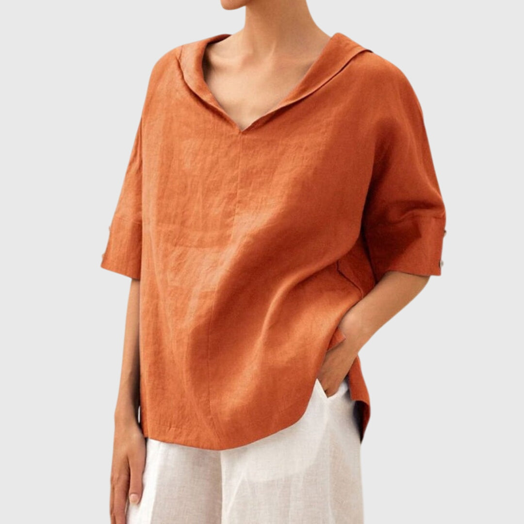 Marley - casual loose fit blouse — view 6