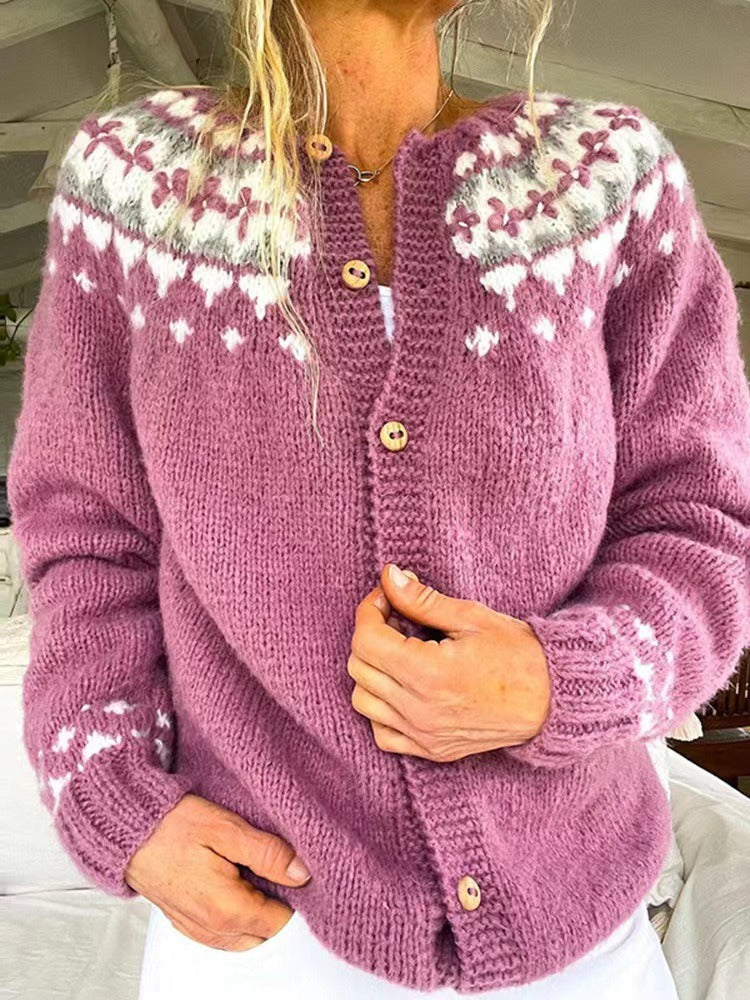 Marley - retro Icelandic cardigan — view 2