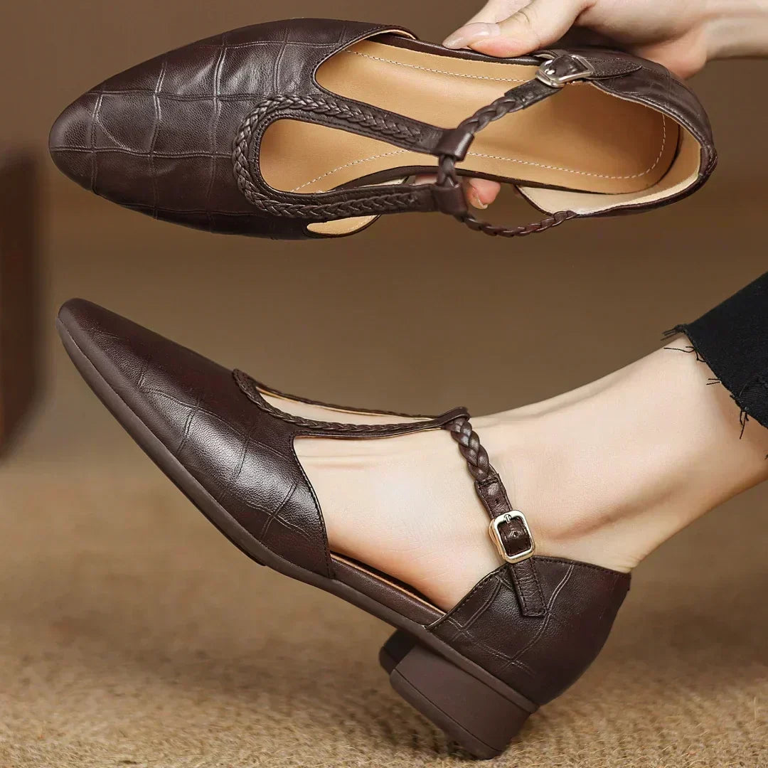 Mary Jane leather shoes — view 2